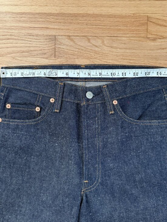 Levi's Vintage Clothing LVC 1993 Deadstock Valencia Street Selvedge Denim 29/34 - Picture 3 of 16
